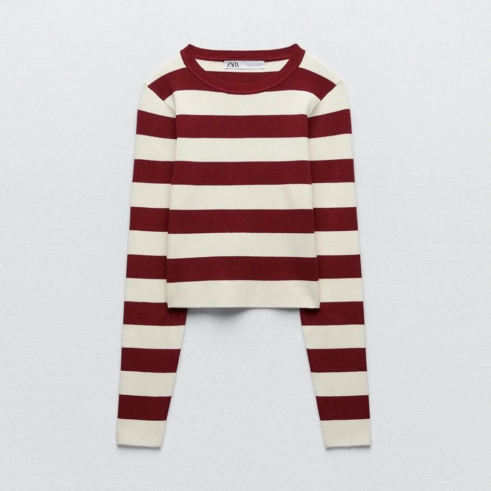 Zara Basic Rib Knit Sweater S - Picture 2 of 4